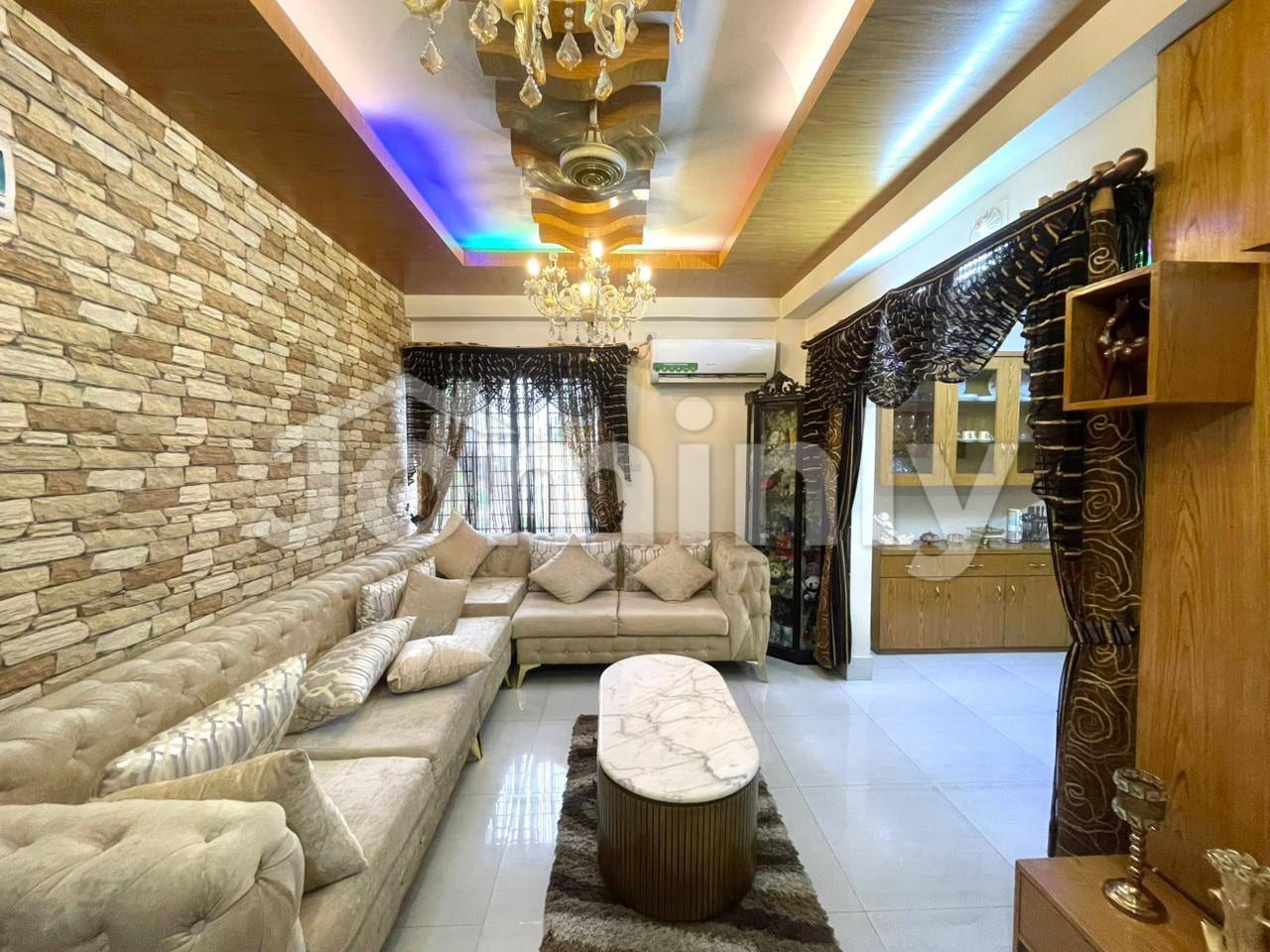 South-East Facing 1,500 sqft Fully Furnished Apartment for Sale in Mohammadpur — 3 Bed, Parking, Modern Interior