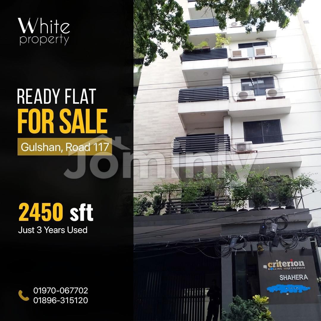 2,450 Sqft Ready 3-Bed Apartment for Sale – Gulshan Road 117