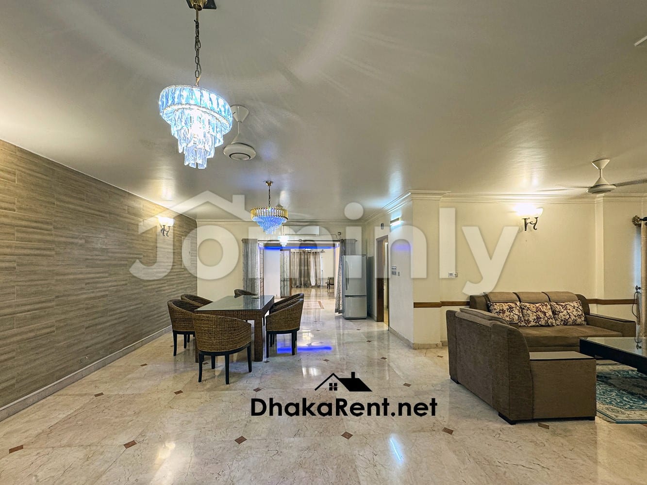 Fully Furnished Luxury 4 Bedroom Apartment for Rent in Baridhara Diplomatic Zone Near American School