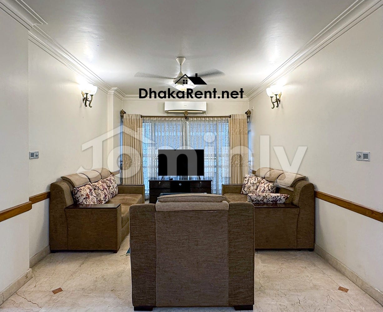 Fully Furnished Luxury 4 Bedroom Apartment for Rent in Baridhara Diplomatic Zone Near American School - 2