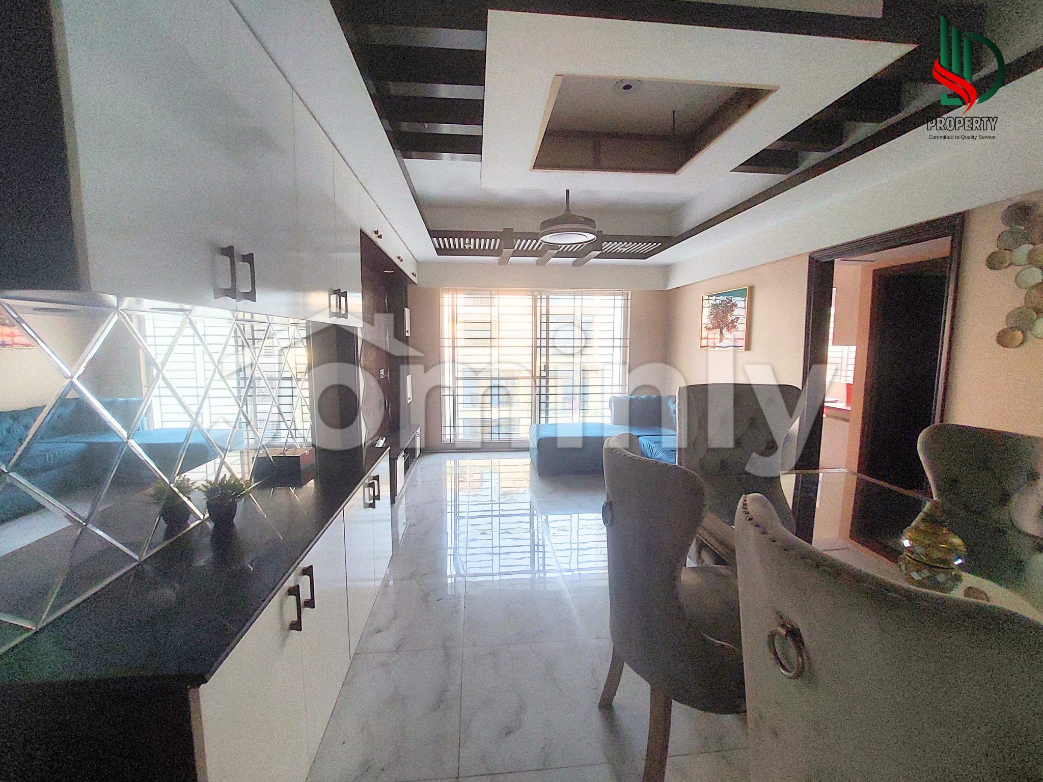 Fully Furnished 3 Bedroom Apartment for Rent in Bashundhara R/A Block D | 2350 Sqft Family Flat - 2