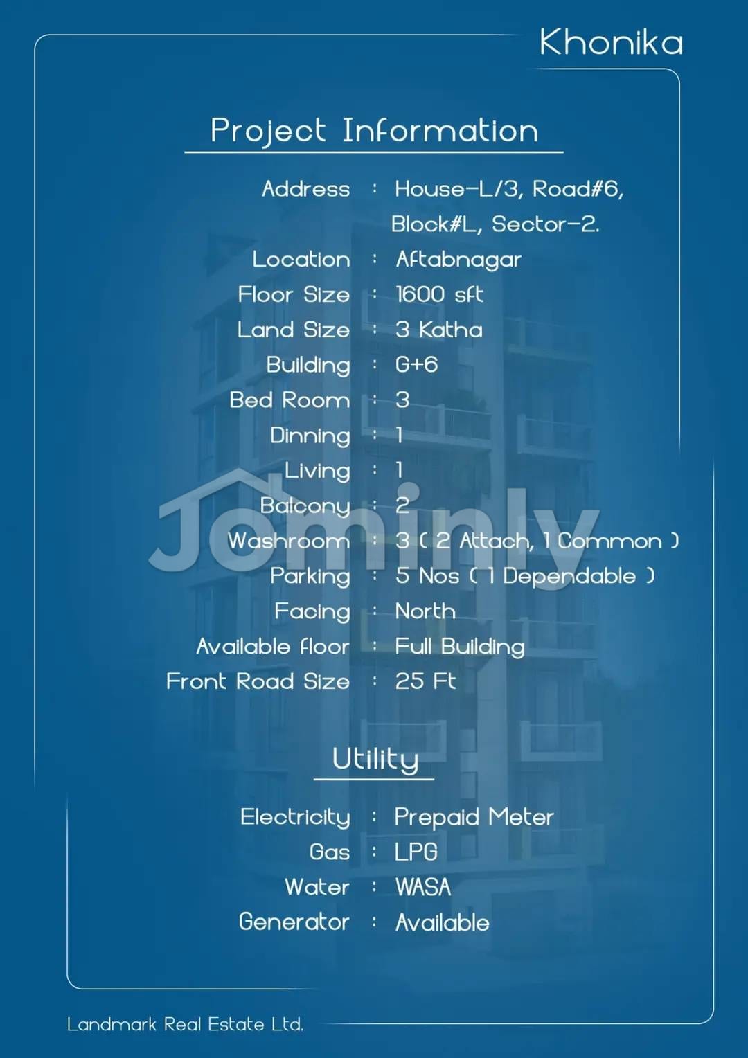 Ready Residential Building for Sale in Aftabnagar, Dhaka – Price 8 Crore - 4