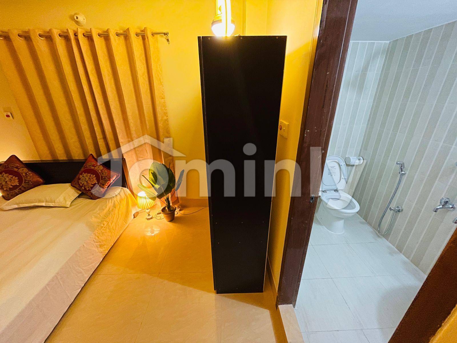 Furnished Service Room with Private Balcony in Uttara Sector-15 | Lakeside & Near Metro Rail - 3