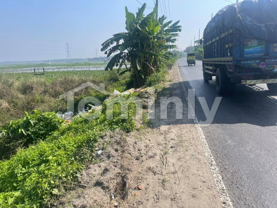 8 Bigha Industrial Land for Sale in Pubail near Purbachal | 299ft Frontage | Beside 80ft Road - 4