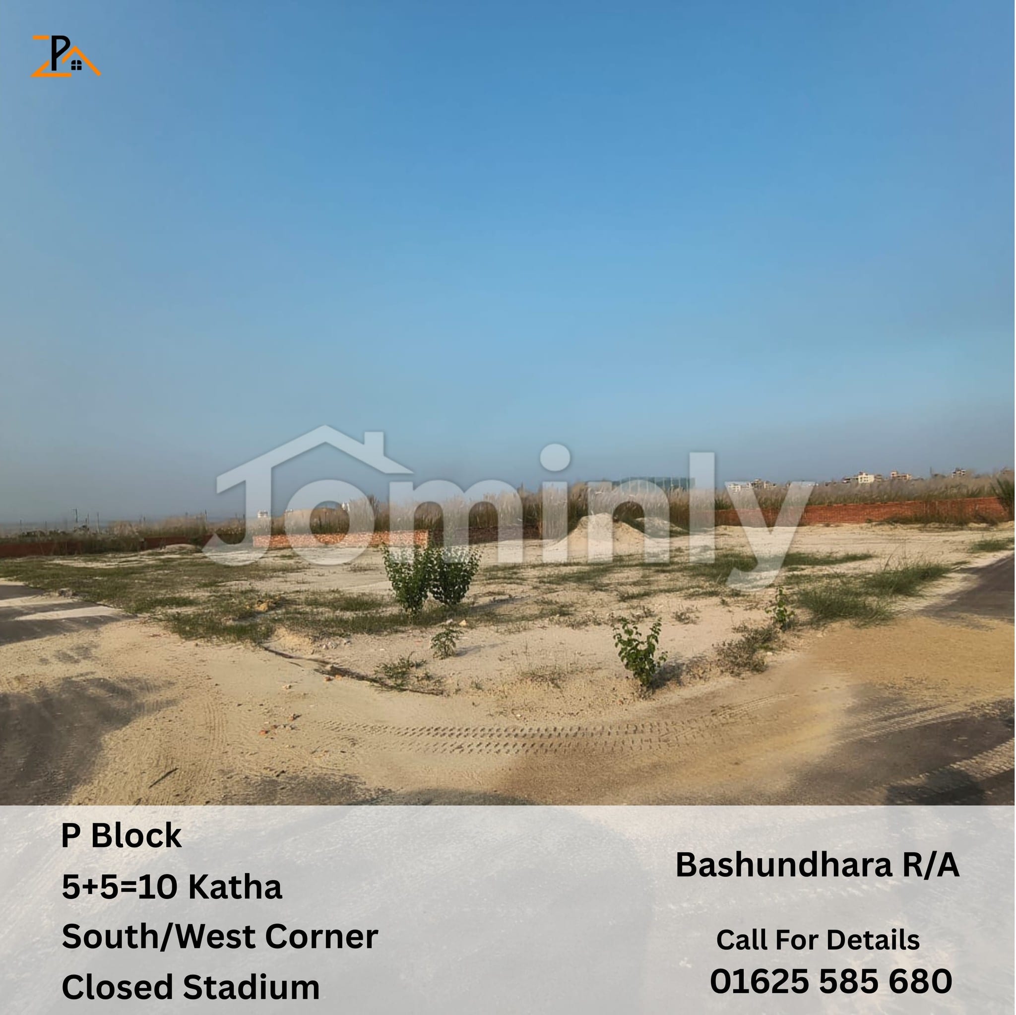 Exclusive 10 Katha South-West Corner Plot for Sale in Block-P, Bashundhara R/A | Ready for Construction