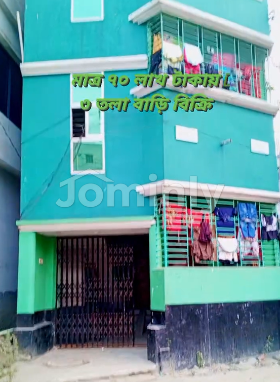 Budget Deal! 3-Storied Building for Sale Near Bashundhara Riverview | 4-Storied Foundation | Only 70 Lac
