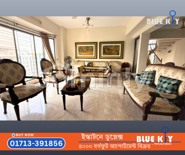 Luxurious 4000 Sqft Duplex Apartment for Sale in Eskaton | 4 Bedrooms & 2 Garages