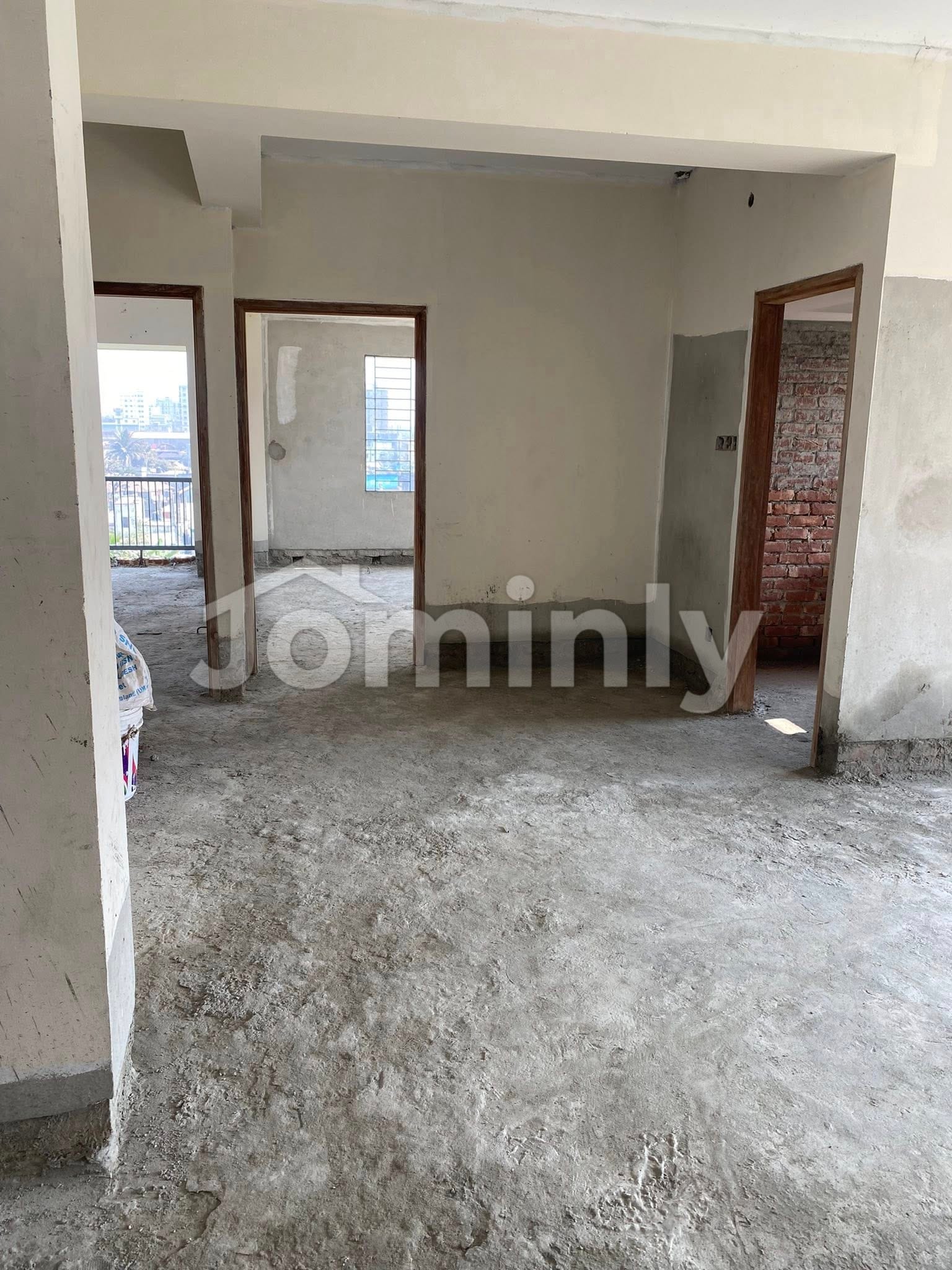 1,624 Sqft South-Facing Single Unit Ready Flat for Sale | South Banasree, Near Kazibari
