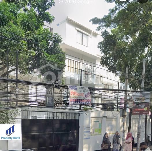 Prime 13.8 Katha Plot with 3-Story Commercial/Residential Building for Sale in Dhanmondi