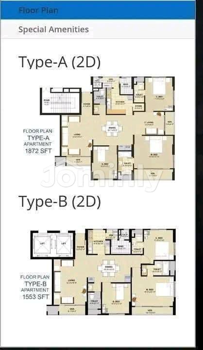 Unit-A: 1,872 Sft Premium Apartment for Sale at Bijoy Rakin City, Mirpur 13 - 4