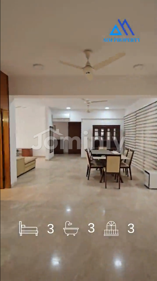 Exquisite 3250 Sft High-Floor Semi-Furnished Apartment for Rent in Gulshan