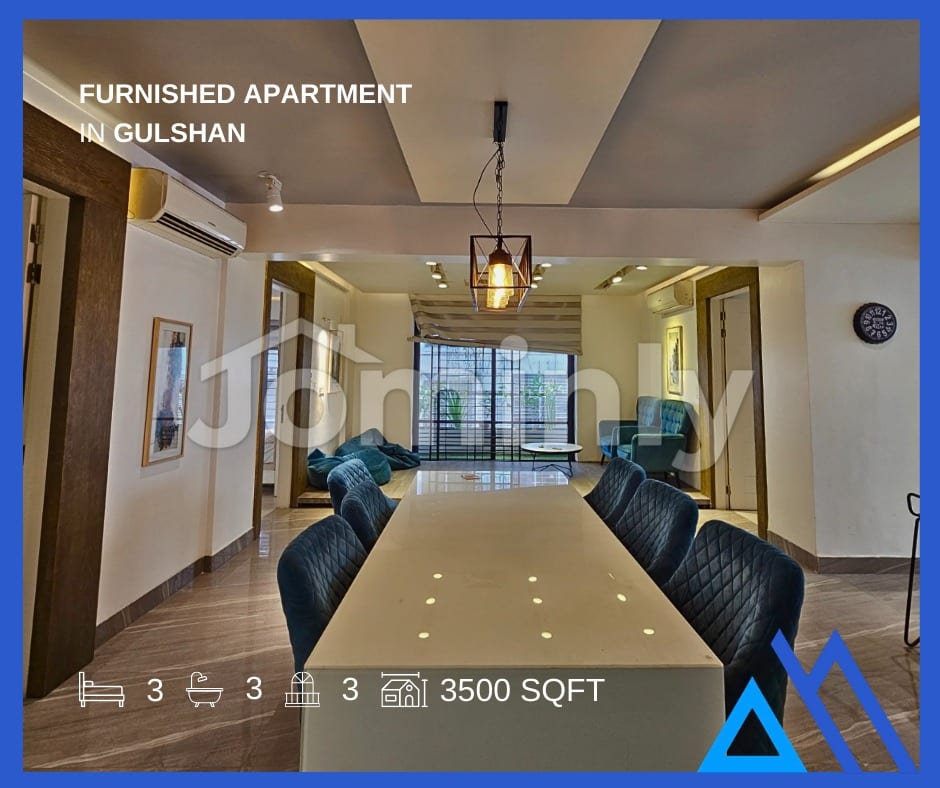 Exclusive 3500 Sqft Single Unit Fully Furnished Apartment for Rent in Gulshan