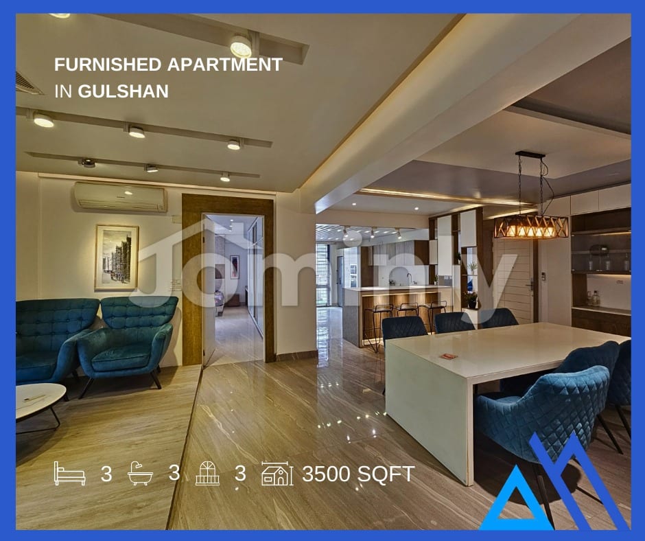 Exclusive 3500 Sqft Single Unit Fully Furnished Apartment for Rent in Gulshan - 5