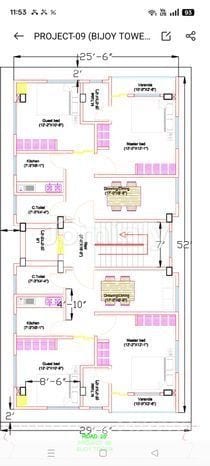 Modern 688 Sft Apartments for Sale at Nobinagar Housing, Mohammadpur - 2