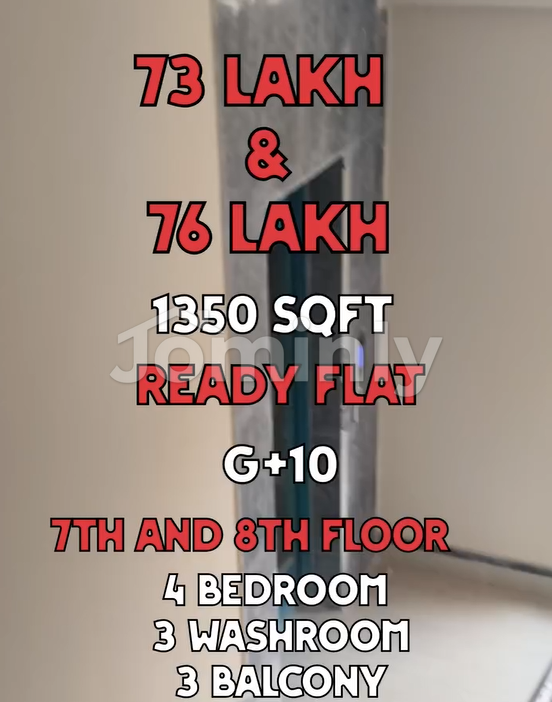 Premium 1,350 Sft 4-Bedroom Main Road Facing Flat for Sale at Banasree M-Block (8th Floor)