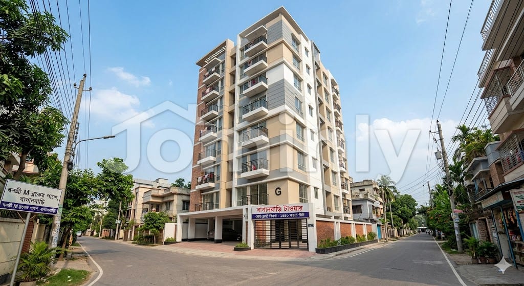 Huge Discount! 1,350 Sft 4-Bedroom Ready Flat at Banasree Adjacent Area (Baganbari)