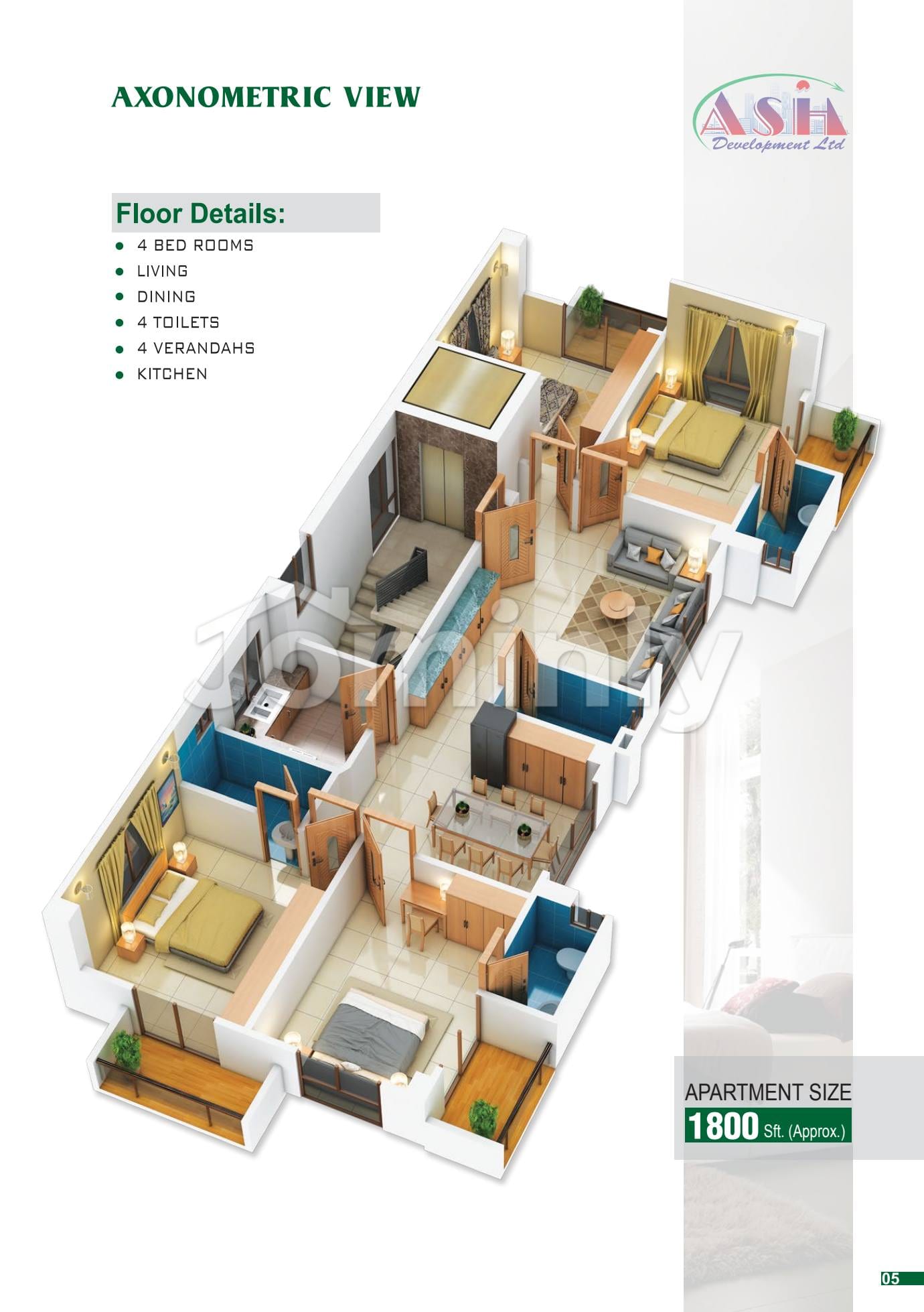 G+7 Ongoing 1,800 SQFT Single-Unit Luxury Apartment @ Mirpur 60 Feet