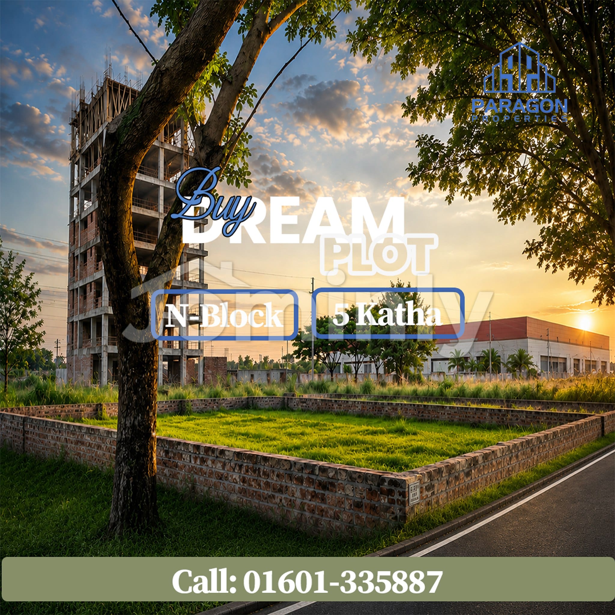 Premium 5 Katha Residential Land Plot for Sale @ Block N, Bashundhara R/A