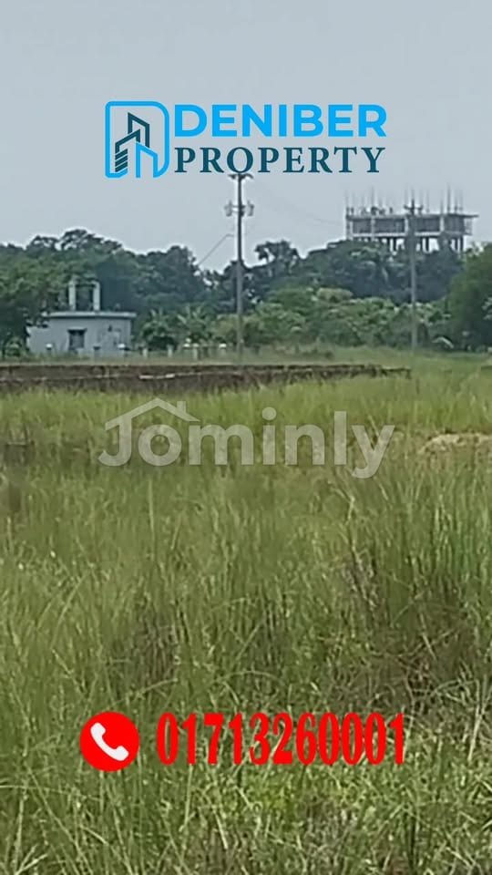 North-Facing 5 Katha Plot for Sale with 40ft Front Road @ Jolshiri Abashon