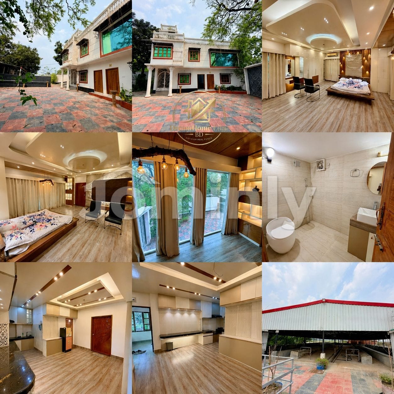 Luxury Duplex Bungalow with Ready 180-Capacity Dairy Farm Sale @ Keraniganj