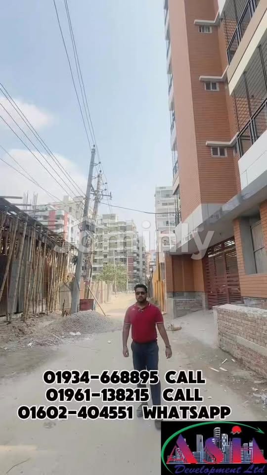 Under-Construction 930 SQFT Front-Side Apartment for Sale at Mirpur 60 Feet South Pirerbag