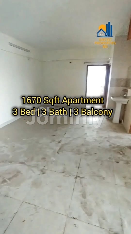South-Facing 3 BHK Premium Ready Apartment on the 7th Floor with Parking Near Motijheel at Mugda Green Model Town