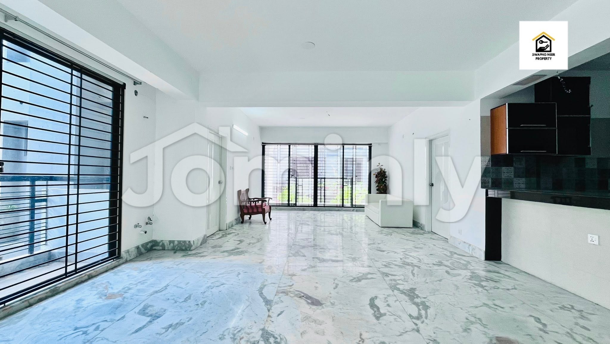 Brand New 2,670 Sft 3 BHK Single-Unit Luxury Corner Apartment with Swimming Pool at Bashundhara R/A