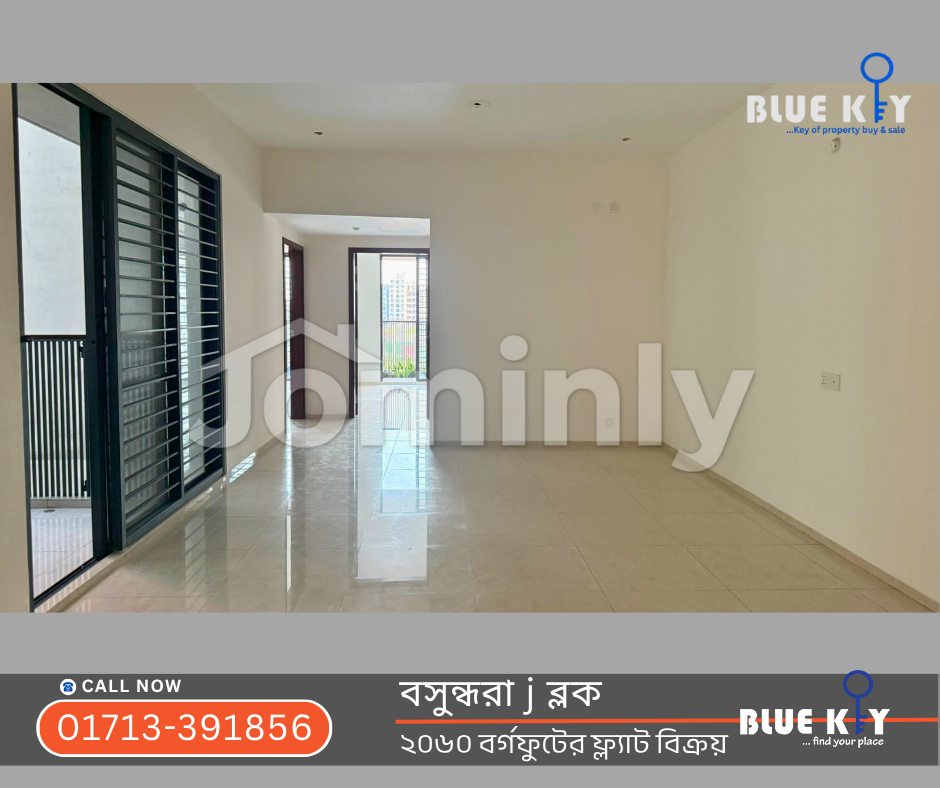 2,060 Sqft 3 BHK Brand New Apartment with Swimming Pool & Gym for Sale at Block J, Bashundhara R/A - 2