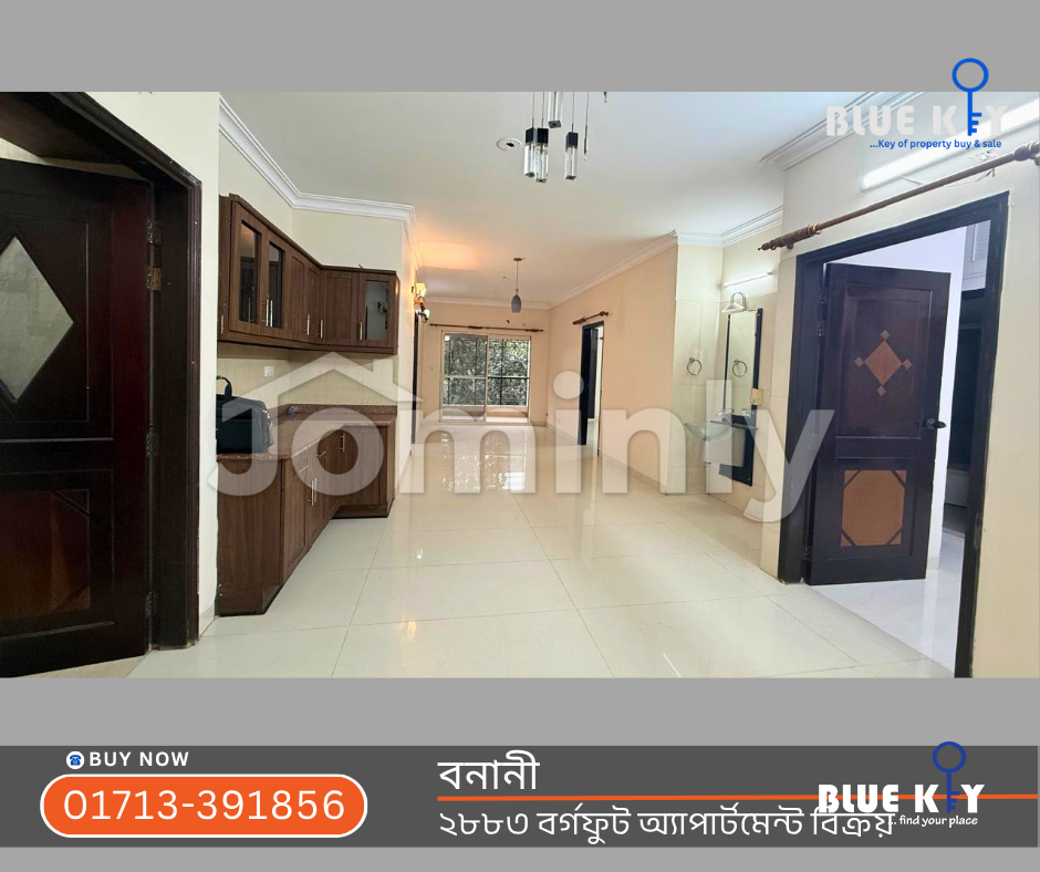 2,883 Sqft 4 BHK Luxury Ready Apartment with 2 Car Parkings & Servant Quarter for Sale at North Banani