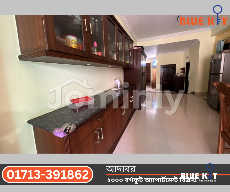 Massive 2,000 Sqft 4 BHK Apartment with Parking for Sale at Adabor - 3