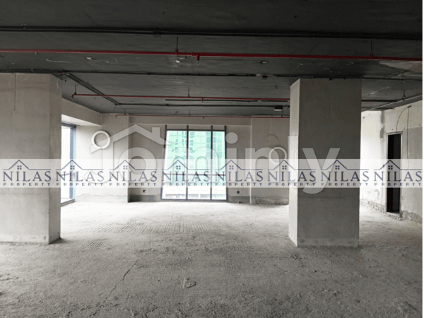 Open-Layout Modern Commercial Space on 6th Floor with Full Natural Light for Rent at Gulshan-2