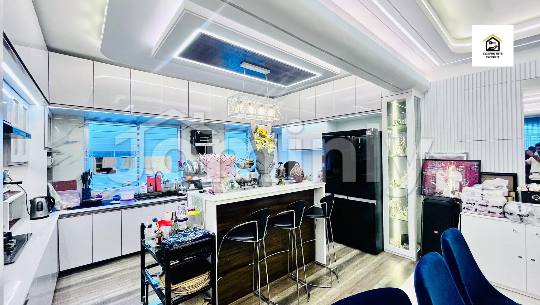 Fully Furnished Premium Residential Apartment with Multiple Balconies for Rent at Bashundhara R/A - 4