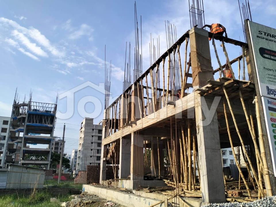 1665 Sqft South-Facing Ongoing Single-Unit Brand New Apartment for Sale at Block-L, Bashundhara R/A