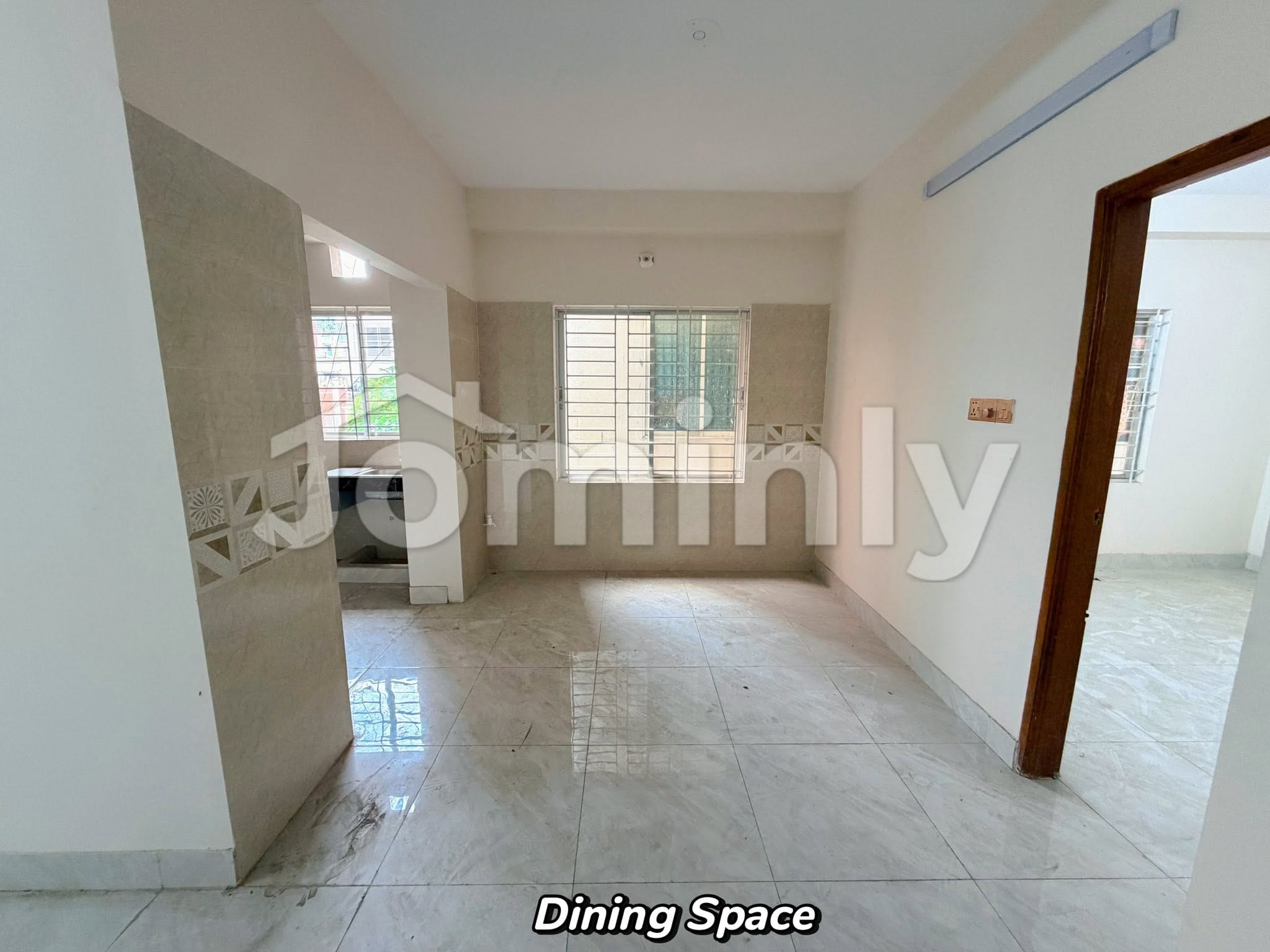 1305 SQ FT Brand New West-Facing Double-Unit Residential Apartments for Sale | Road-10, Shekhertak, Mohammadpur | 2nd & 3rd Floor Options with 3 Beds, 3 Baths, Titas Gas, Lift, and Parking - 4