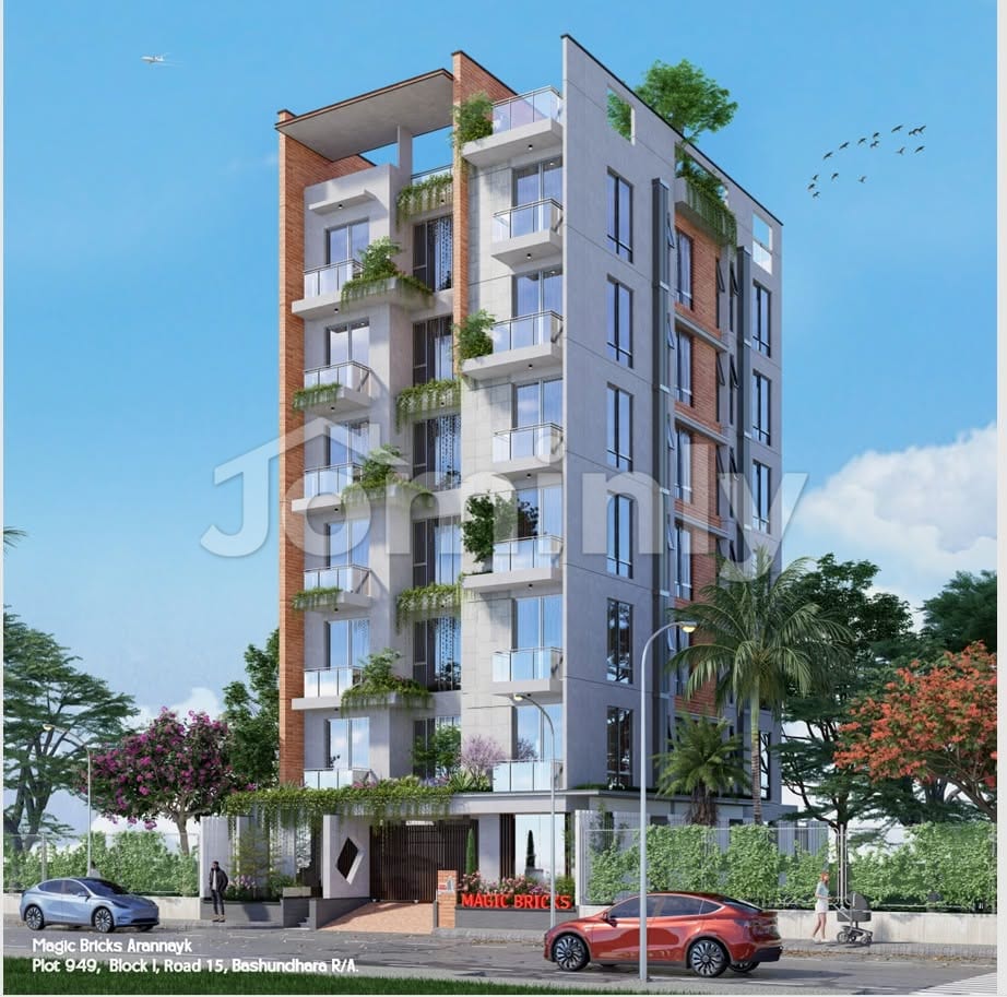 2050 Sqft Brand New Ongoing South-Facing Flat for Sale | Block I, Basundhara R/A | 4 Bed, 4 Bath, 4 Balcony, Lift & Parking Included