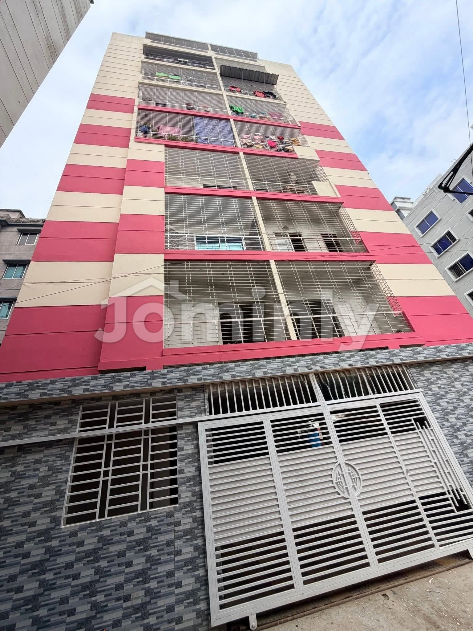 1305 Sqft Brand New West-Facing Flat for Sale with Titas Gas & Parking | 3rd Floor, Road 10, Shekhertak, Mohammadpur | 3 Bed, 3 Bath, 2 Balcony | 20 FT Road - 2