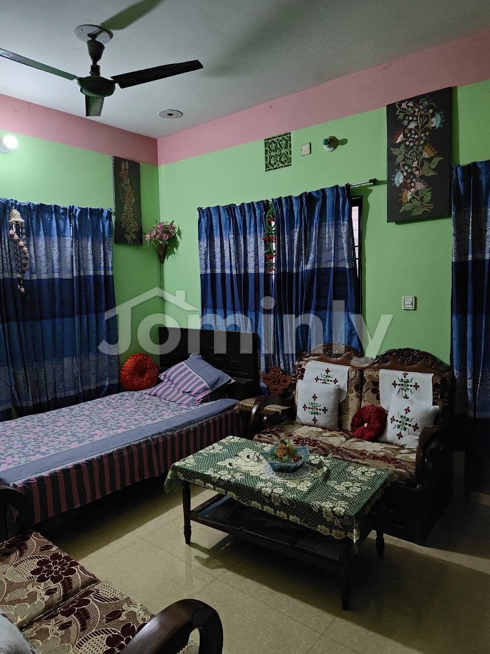 900 Sqft South-Facing 3 BHK Flat for Sale in Baigartek Dhaka Cantonment | 5th Floor | 2 Balconies | Near Mirpur DOHS - 3