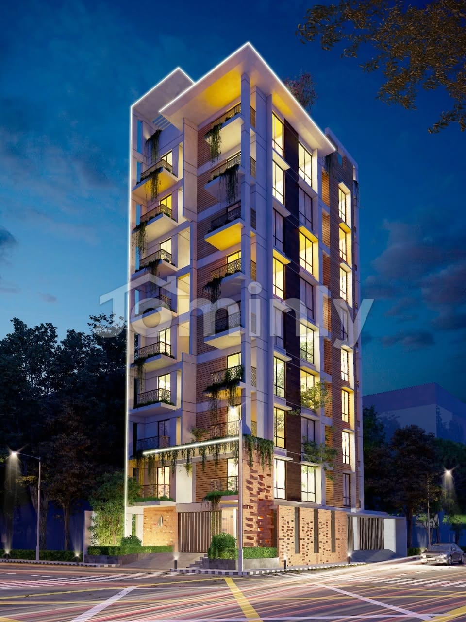 1715 Sqft Brand New Almost Ready North-West Corner Flat for Sale | Block F, Aftabnagar R/A | Near Passport Office | 4 Bed, 4 Bath, 4 Verandah, Lift & Parking Included