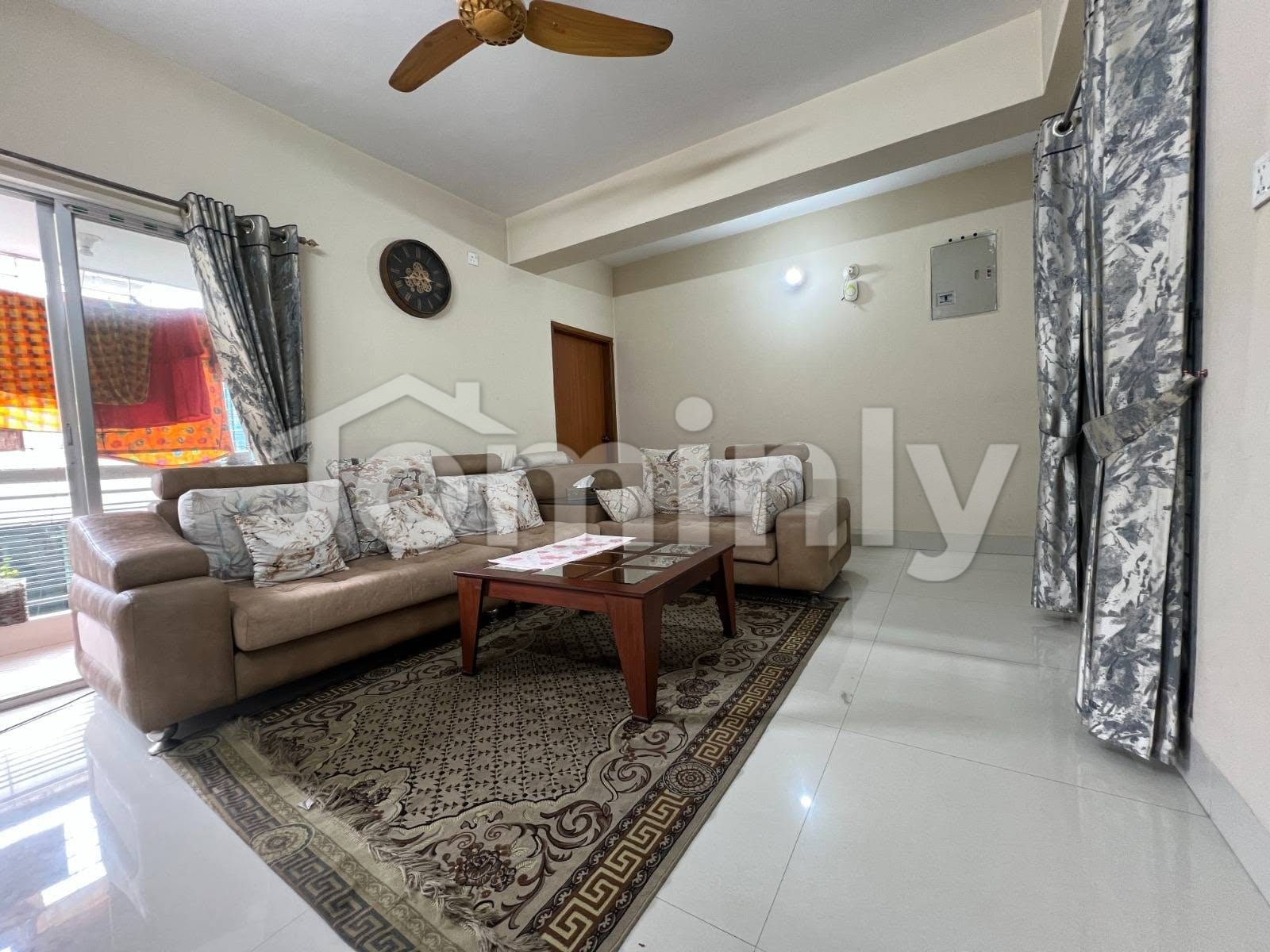 1315 Sqft South-Facing Interior Designed Ready 3 BHK Flat for Sale in Bashundhara Block D | 6th Floor | 120 Sqft Parking Included