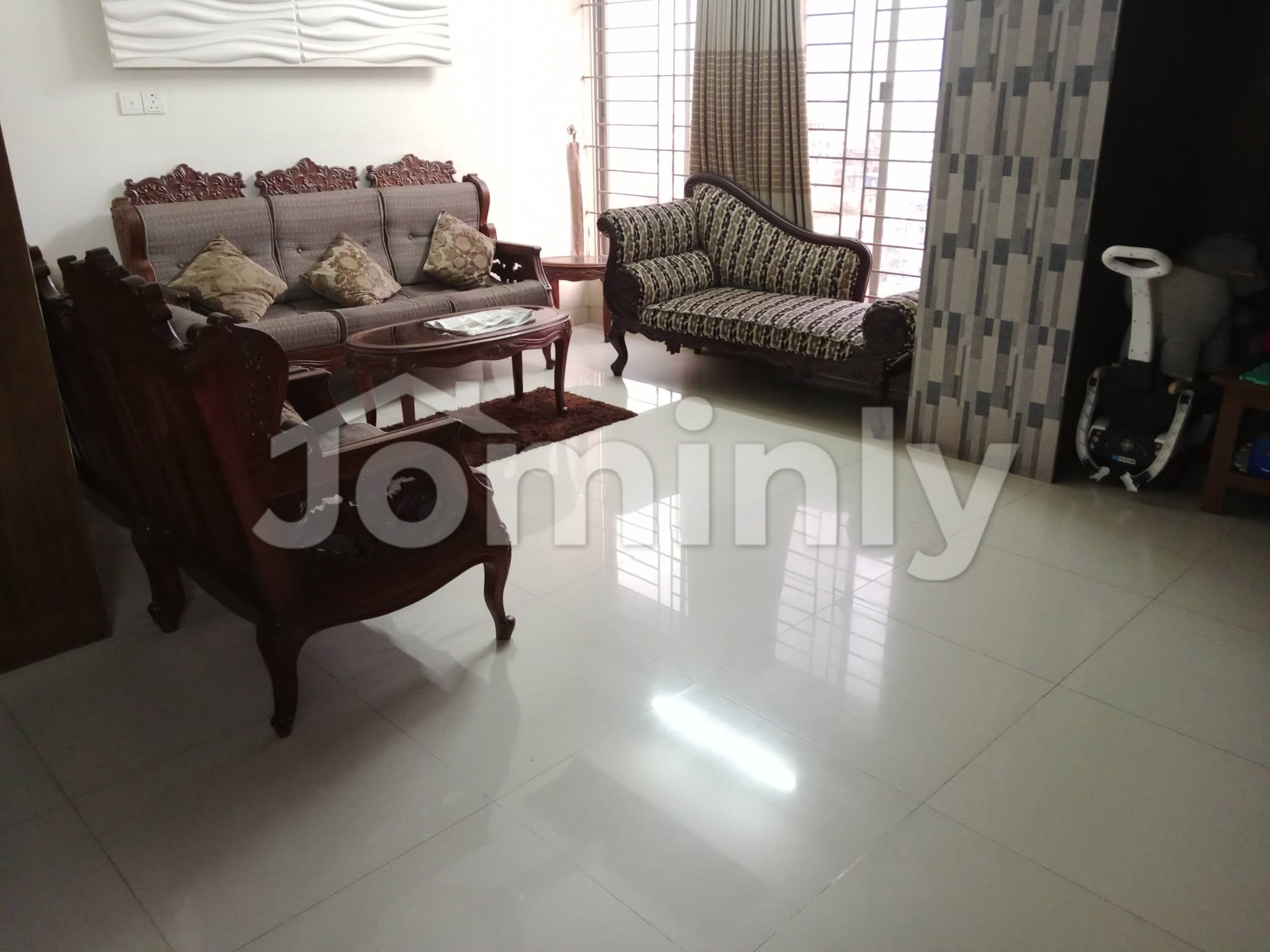 1845 SQFT 3-Side Open Luxury Interior Flat for Sale | 12th Floor, Asad Avenue, Mohammadpur (Near Bus Station) | Developed by Genetic Ltd | 3 Bed, 3 Bath, 3 Balconies | Parking, LPG & 2 Lifts Included - 2