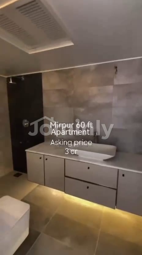 1745 Sqft Brand New Architect-Curated 3 BHK Luxury Apartment for Sale in Mirpur 60 Feet Main Road | Built by BTI | Gym & Rooftop BBQ - 4