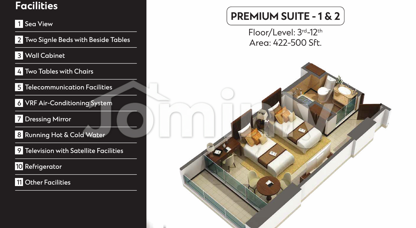 Premium 1 & 2 Luxury Suite Commercial Hotel Share - 2 Lac Taka | 5-Star Salt Bay Hotel, Marine Drive, Inani Beach | High Returns & Lifetime Halal Income Opportunity - 3