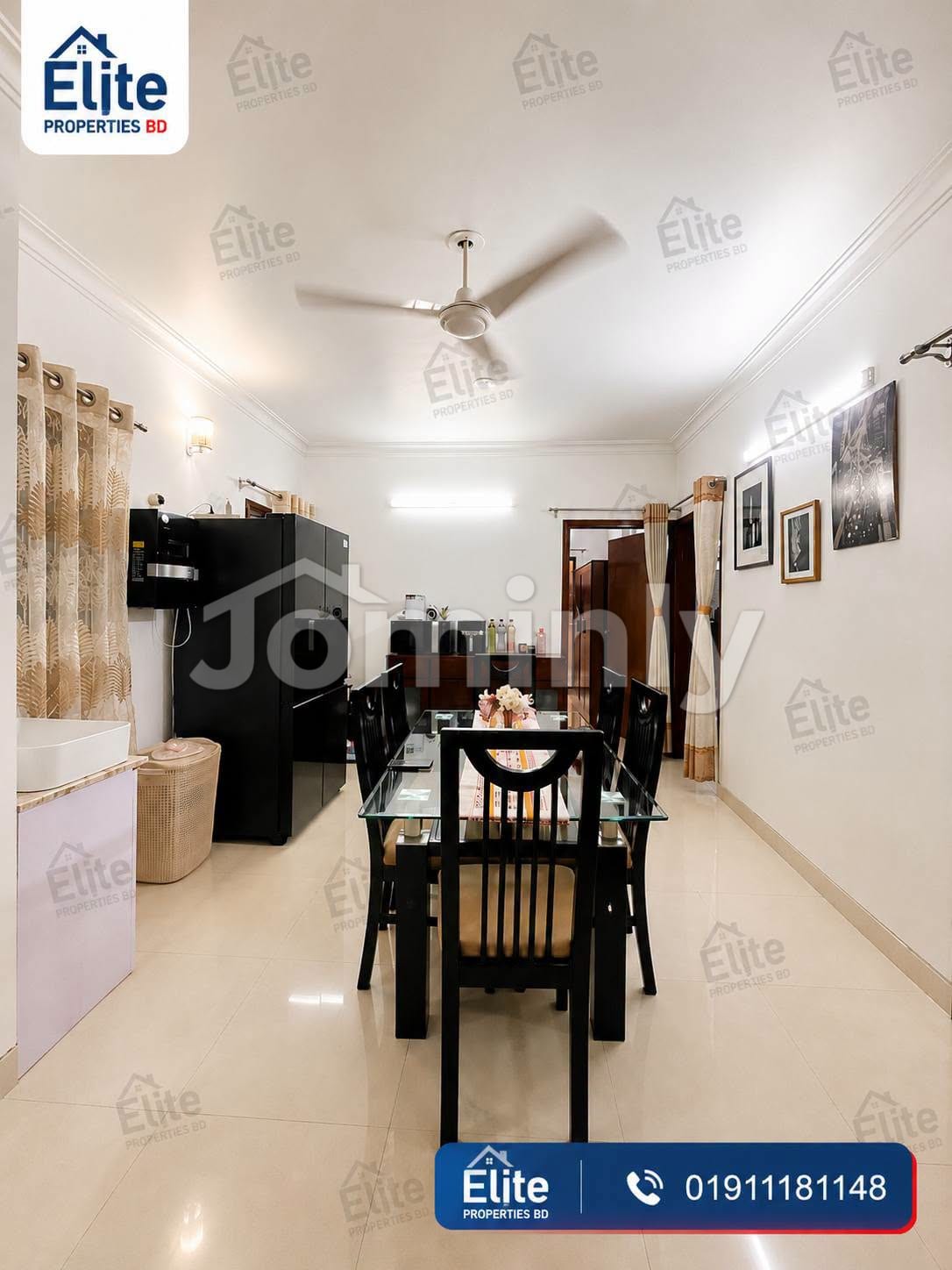 1660 SQFT South-Facing Elite Single Unit Used Apartment for Sale | Sector 11, Uttara | 5th Floor | Facing South | 3 Beds, 4 Baths, 3 Balconies & Car Parking - 2