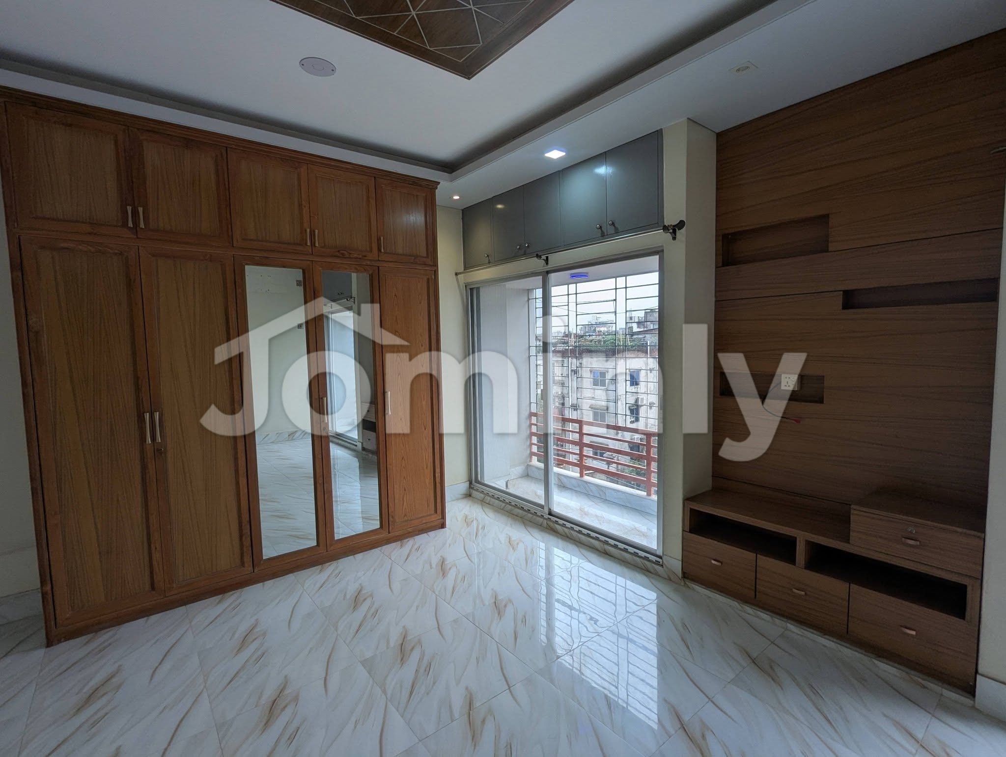 2300 SQFT South-Facing Fully Interior Decorated Ready Apartment for Sale | Khilgaon, Dhaka | 5th Floor | South Facing | 4 Beds, 4 Baths, 4 Balconies & Car Parking - 2