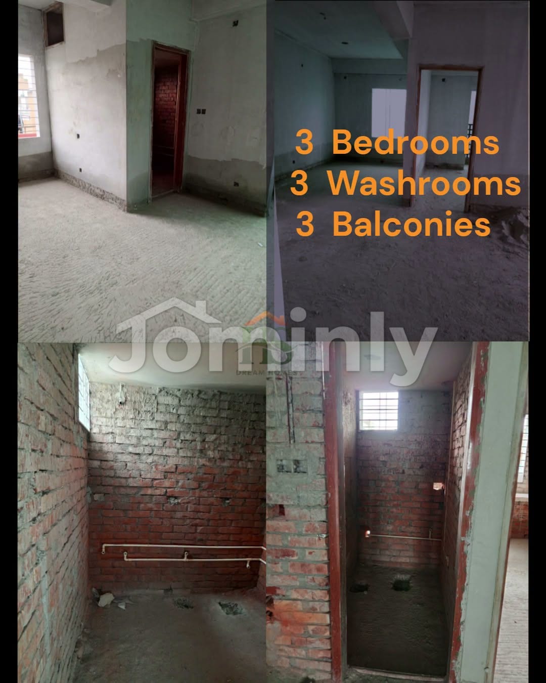 1800 SQFT South-Facing Single Unit Brand New Apartment for Sale | Razia Sultana Road, Mohammadpur | 7th Floor | Facing South | 3 Beds, 3 Baths, 3 Balconies & 1 Dedicated Parking