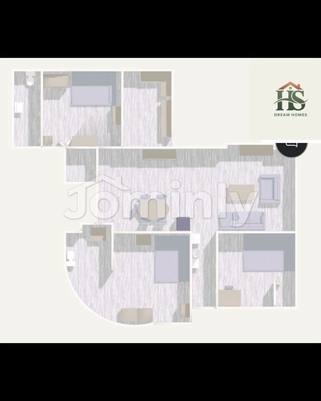 1590 SQFT Single Unit Corner Apartment for Sale Near Bashir Uddin Mosque | 3rd Lane, Kalabagan | 2nd Floor Available | Dual 25 FT Wide Front Roads | 3 Beds, 3 Baths, 2 Balconies, Lift & Parking - 4