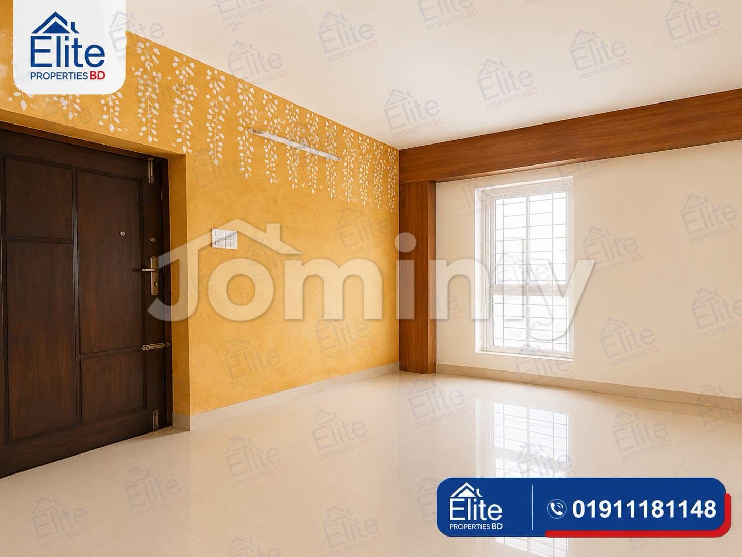 2044 SQFT Fully Interior-Decorated Luxury Apartment with Titas Gas | Sector 7, Uttara | 8th Floor | West Facing | 3 Beds, 3 Baths, Lift, Generator, Titas Gas & 1 Car Parking - 2