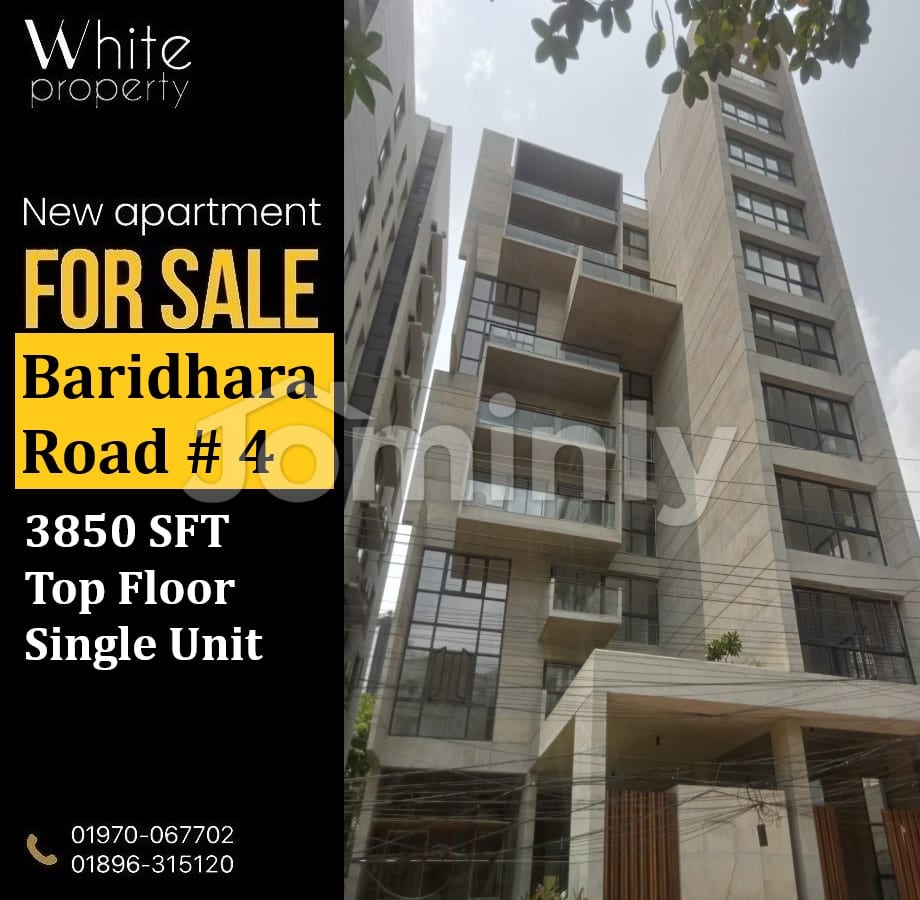 3850 Sqft Luxury 4-Bedroom Marble Floor Apartment for Sale in Block-K Baridhara Diplomatic Zone - 5