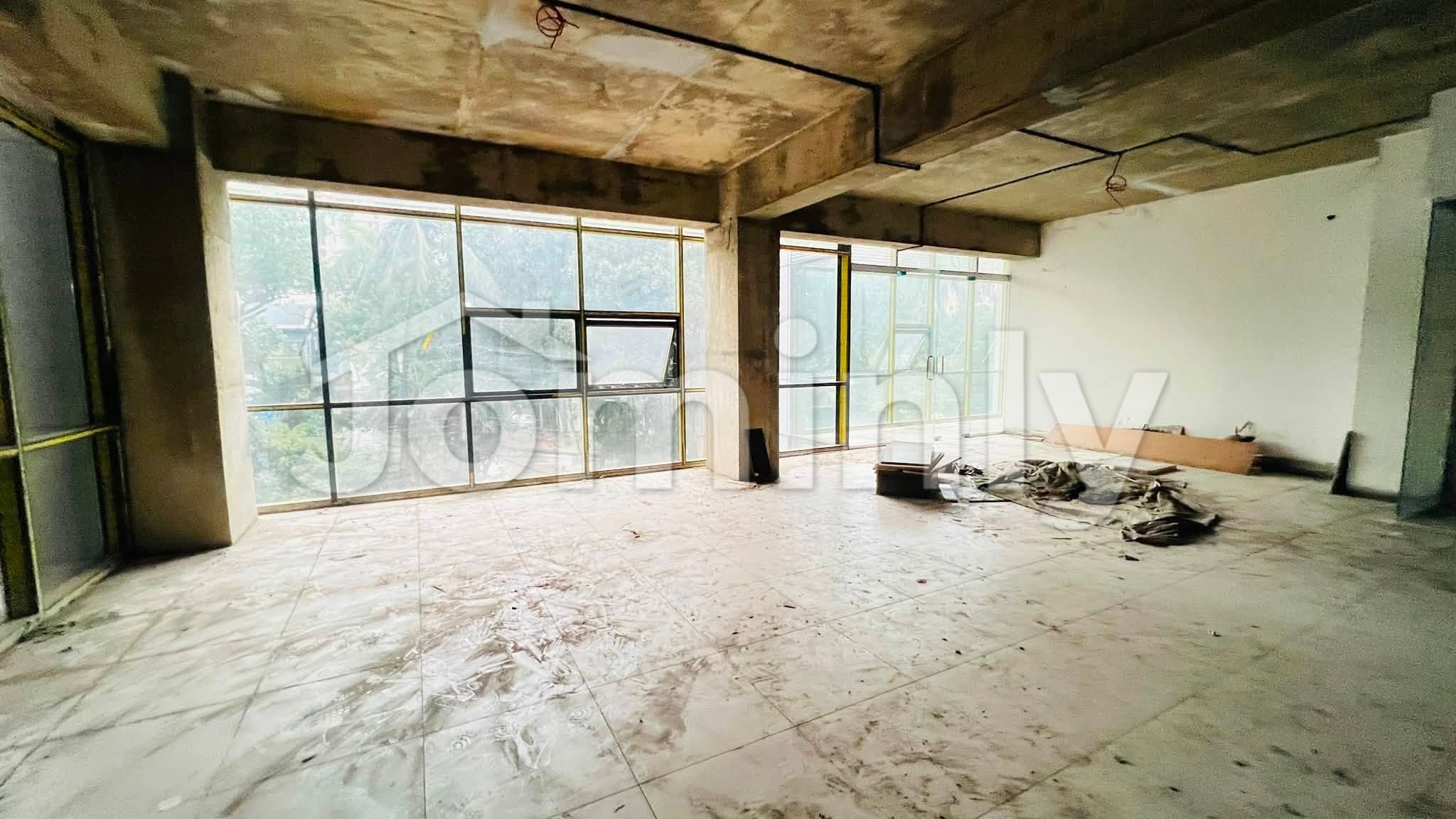 3,100 SQFT Almost Ready 2nd Floor Commercial Space for Rent | Main Road, Gulshan, Dhaka | Glass Frontage & 2 Lifts