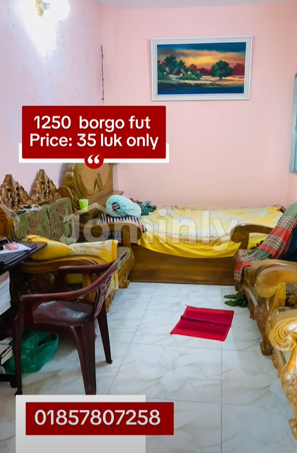 Fully Ready 1250 SQFT 3 BHK Top Floor Flat for Sale Near Bashundhara Riverview, Hasnabad, South Keraniganj, Dhaka